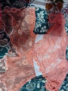 Girls&#39; Coral Party Dress