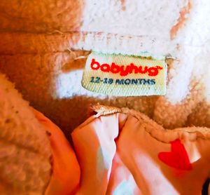 Set of two Baby Winter Onesies - Pink &amp; Blue