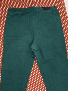Green Slim Jeans