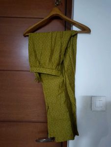 Green Strips Kurta Set 💚