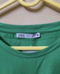 Zara Basic Green Top