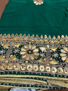 Heavy Gota Work Saree