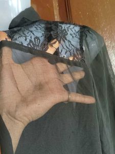 Black Transperent Tops