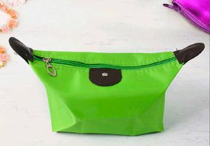 Blue And Maroon Waterproof Makeup Pouch