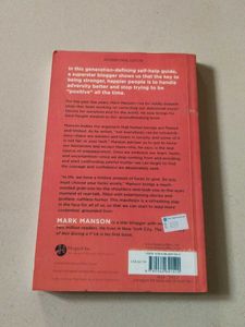 The Subtle Art Of Not Giving A f*ck