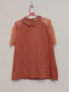 COMBO 💕Peter Pan Collar Blouse with Lace Sleeves