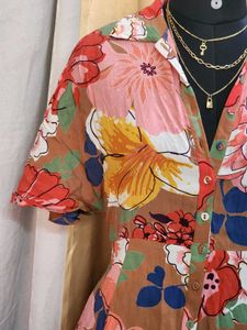 Floral Maxi Dress With Pockets