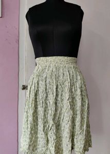 Floral Print Short Skirt
