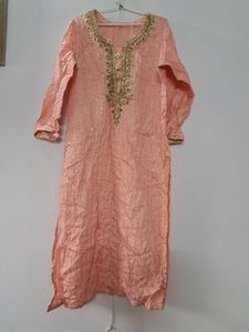 Peach 3pc Kurta Set