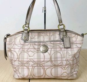 Coach Pink/Beige Handbag