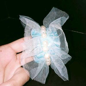 Blue Flower Girl Dress