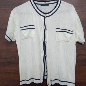 Retro Trim Cardigan