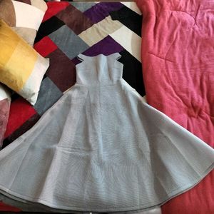Silver Color Dress 👗