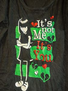 Graphic Print Black T-shirt