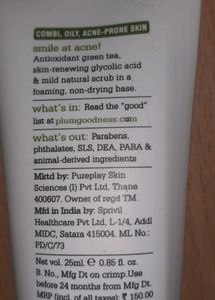 Plum Green Tea Pore-cleansing Face Wash