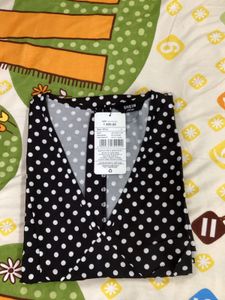Polka Dot Mini A line  Dress