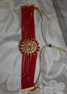 Red Kundan Jewelry Set
