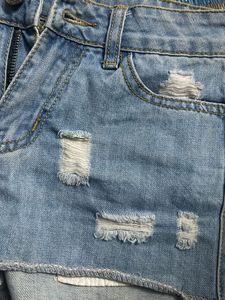Denim Demezed Shorts