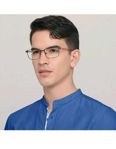 Black Full Rim RectangleVincent Chase SLEEK STEEL