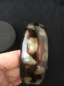 Mop inlaid Resin Brown Bangle