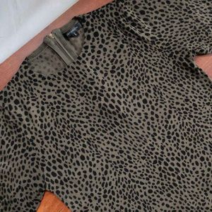 Stylish Animal Print Top