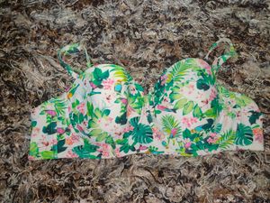 floral bikini top