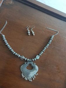 Boho Heart Pendant Necklace