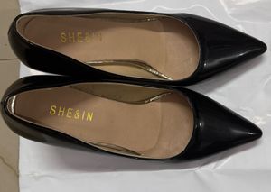 Black Patent Pump Heels