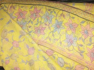 Floral Print Saree