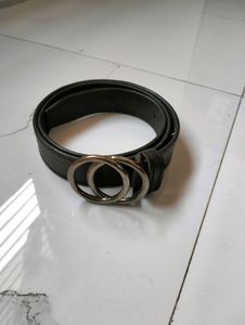Black Leather Belt