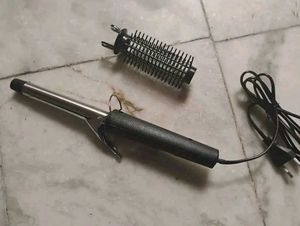 Hair Curler with Brush Attachment