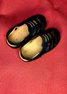 Kids Green Blue Cambo Sandal and Crocs
