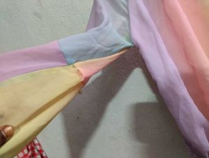 Rainbow Sheer Top