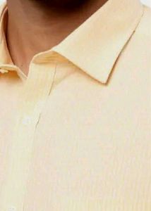 untouched small checked yellow Men's Casual Shirt