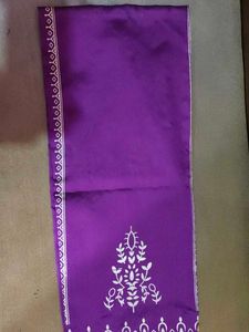 Purple Printed Kurti - Size L
