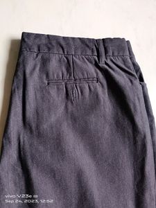 Ash Grey Color Office Wear Pants