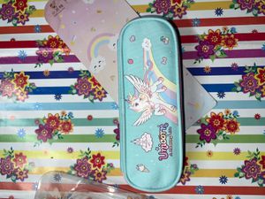 unicorn pastel pouch