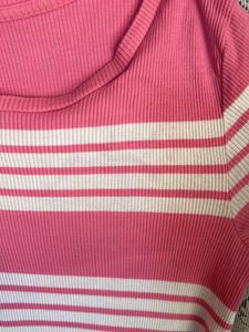Price Drop!! TeamSpirit Pink Ribbed Top