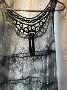 Lace Top Intricate Details Front N Back