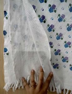 Vintage Floral Print Towel