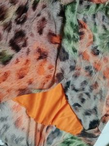 Hogh Low Pattern Frock For Girls