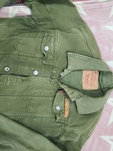 Levi's Olive Denim Jacket