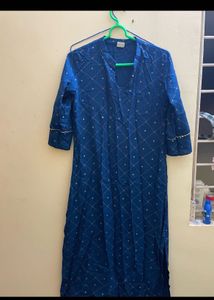 Blue Printed Kurti