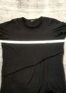 Branded Black Casual T-Shirt