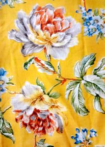 Yellow Flower woman Kurti