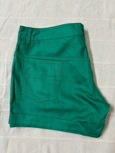 St John&#39;s Bay Bottle Green Shorts