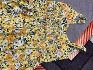 Floral Print Button-Down Sundress