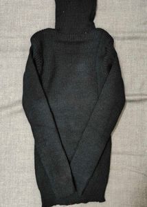 Black High Neck Top