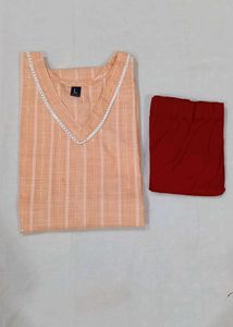 Rayon kurti and leggings