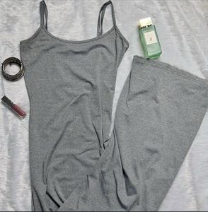 Grey bodycon Maxi Slim Dress